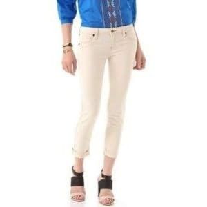 Genetic Denim Cream Ankle & Cropped Jeans